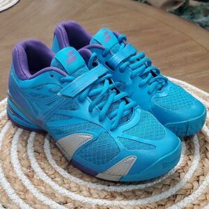 Babolat Propulse 4 all court Kompressor BKE & purple tennis shoe size 6.5